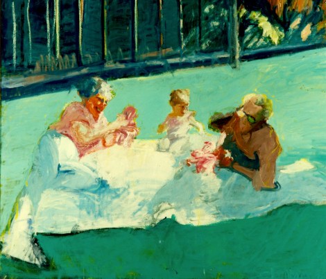 DANIELLE VISITING GRANDMA AND GRANDPA